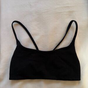 Lululemon Wunder Train Strappy Racer Bra Light Support, A/B Cup, Black, Size 4